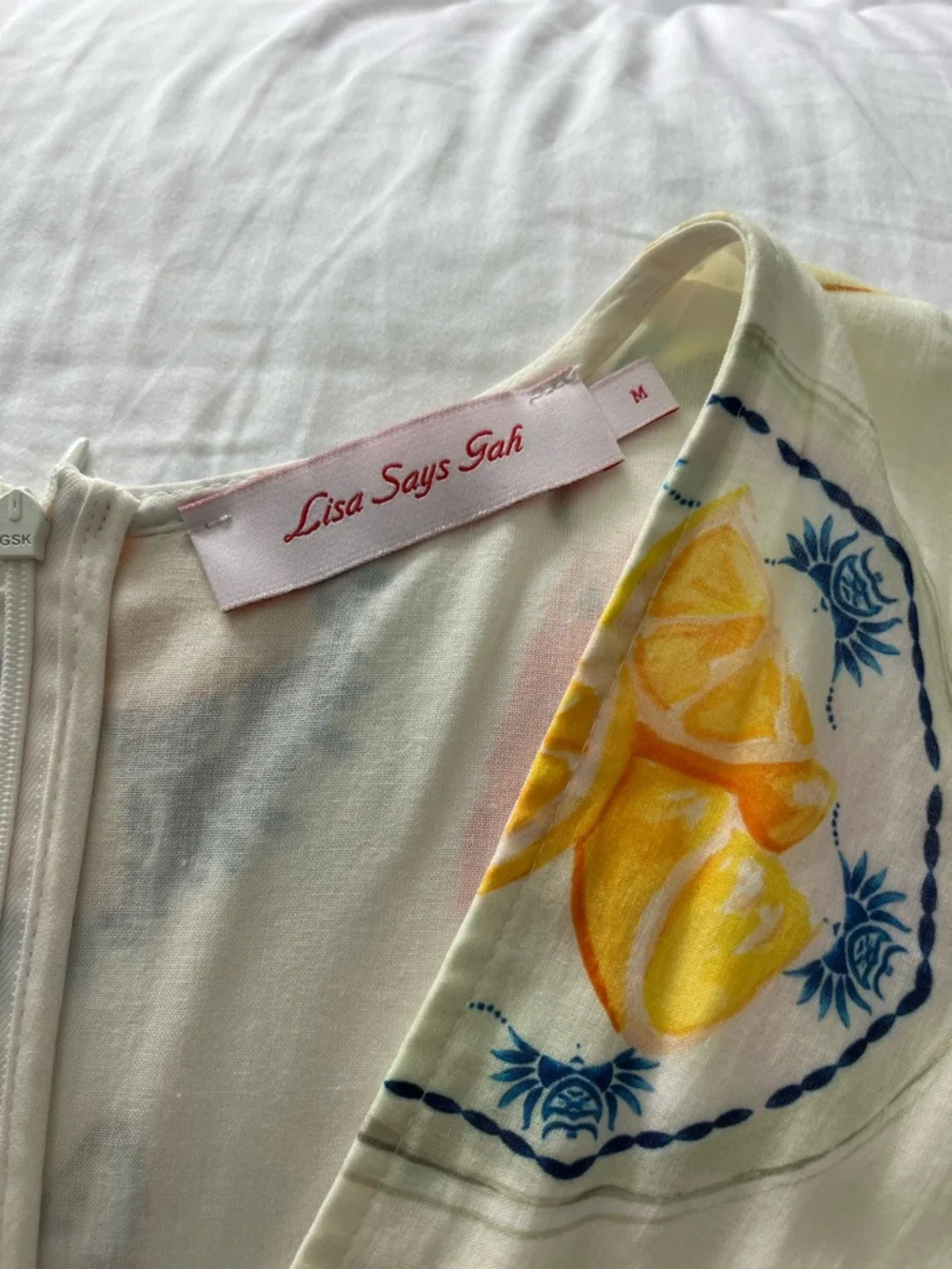 Lisa Says Gah Grace Tapas White Maxi Dress - Picture 5 of 5